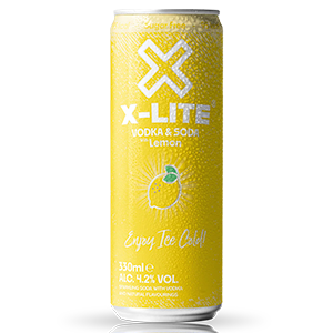 X-LITE Vodka & Soda - Lemon (12x33cl)