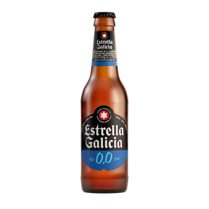 Estrella Galicia 0.0% Non Alcoholic Lager 24 x330ml Bottles