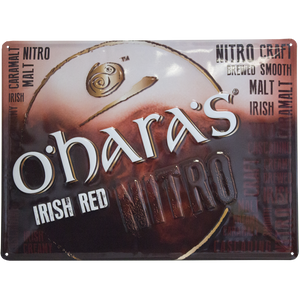 O'Hara's Irish Red Tin Sign